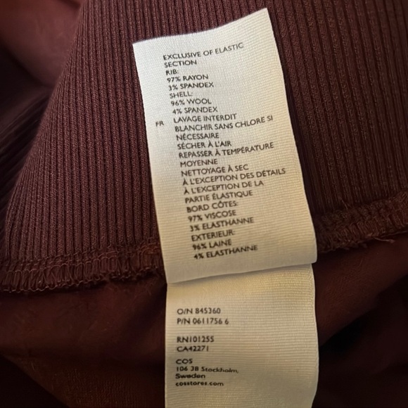 𝙲𝙾𝚂 Wool Trouser XS - Picture 9 of 13